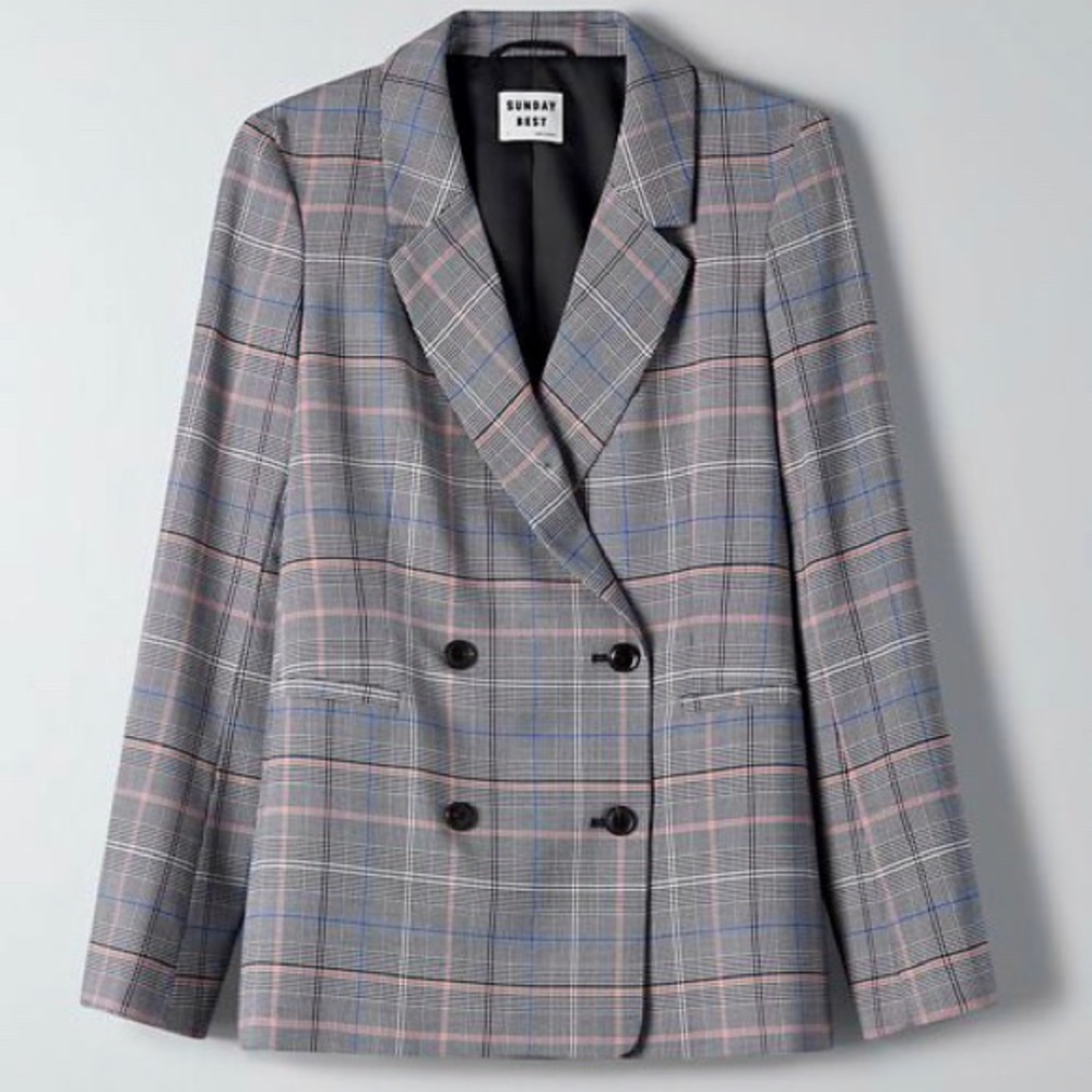 Plaid Blazer